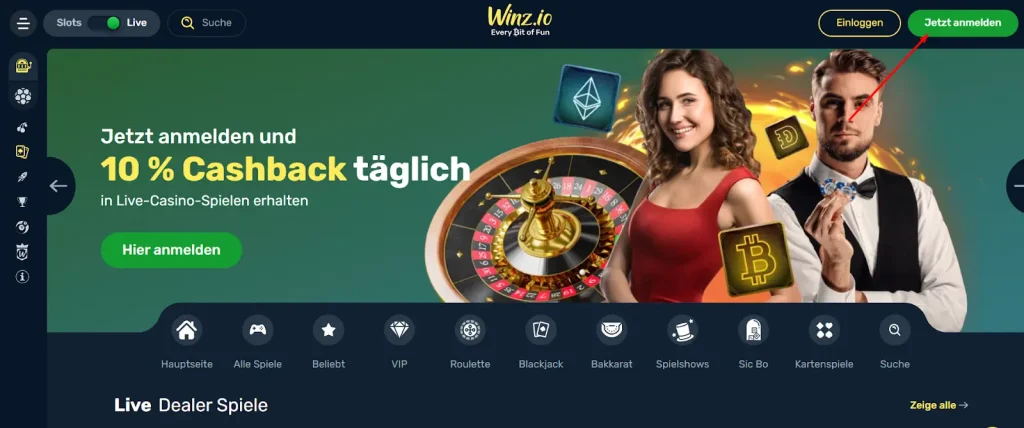 Winz.io website