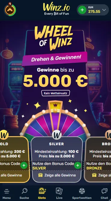 Vorteile des Spielens im Winz.io Mobile Casino